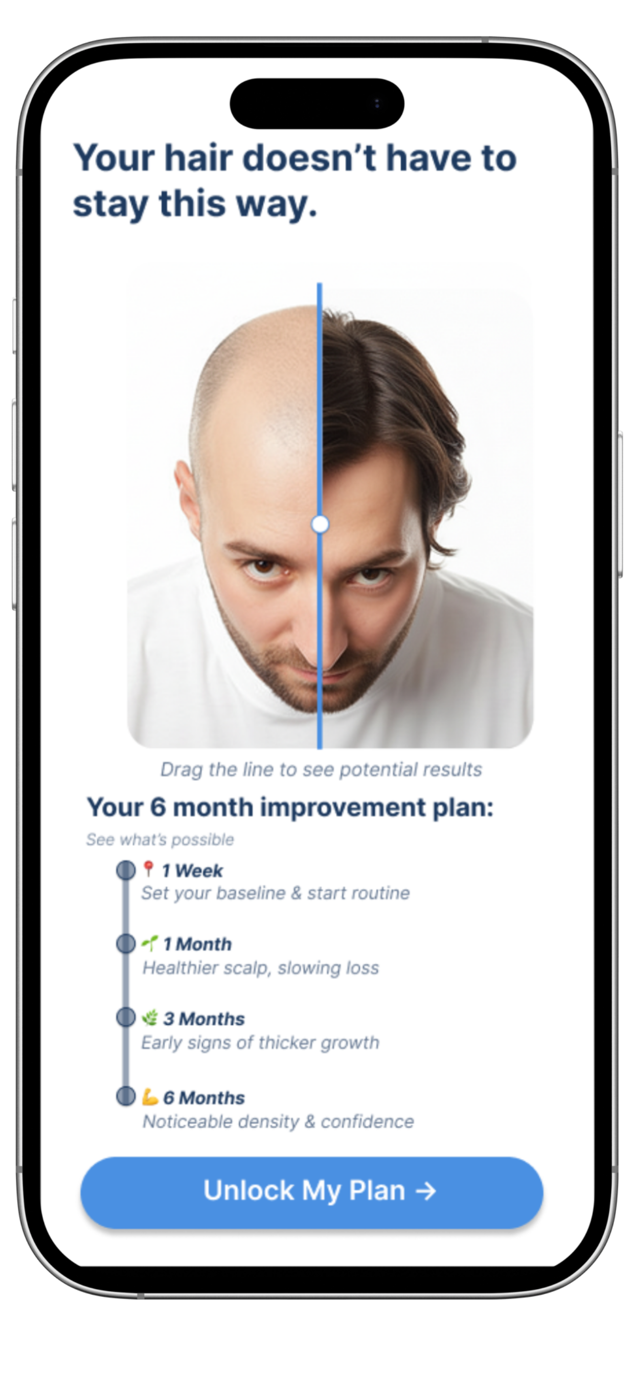 Save My Hair App - Hair Growth Transformation Tool